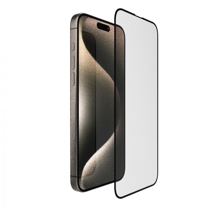 Folie sticla 6D Black Crown Apple Iphone 15 Pro (6.1)