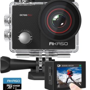 Camera sport Akaso EK7000 Pro, 4K/25FPS, 20MP, waterproof