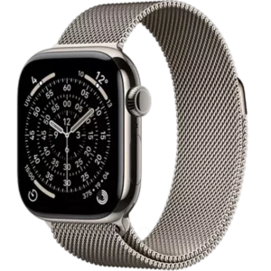Apple Watch Seria 11 42mm Natural Titanium Milanesse