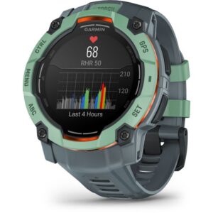 GARMIN Instinct® 3 – 50 mm, AMOLED Neotropic cu curea Twilight