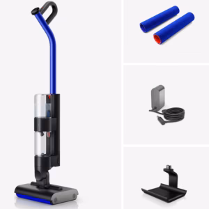 Aspirator vertical fara fir cu spalare Dyson WashG1™, autonomie pana la 35 de minute, rezervor apa curata 1l, rezervor apa murdara 0.8l, 3 niveluri de hidratare, functie de autocuratare in doar 140 de secunde