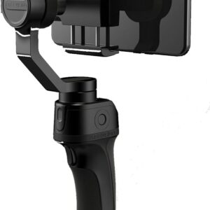 Gimbal stabilizator portabil VILTA pe 3 axe pentru telefoane și camere video de acțiune, negru (VILTA-M)