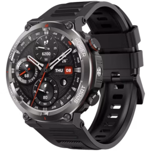 Smartwatch Blackview, W50 Pro, 1,45", 360 x 360, rezistent la apa, negru
